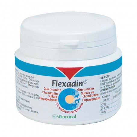 Flexadin pour chien et chat : complément nutritionnel arthrose