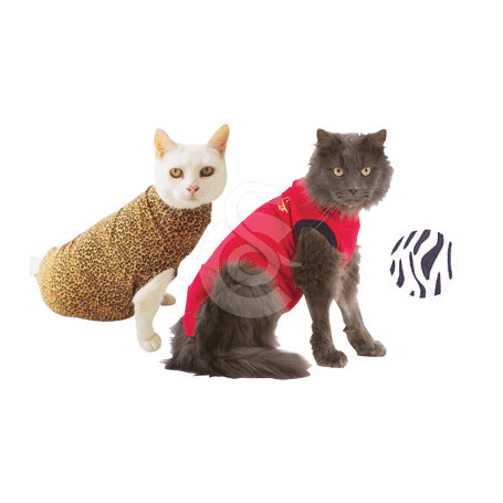 Gilet Pet Shirt pour chat - 4XS - Lg : 25-32 cm (Rouge)