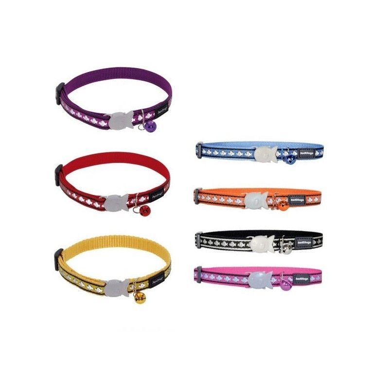 Collier Chat Red Dingo Reflechissant Collier Chat Red Dingo Reflechissant