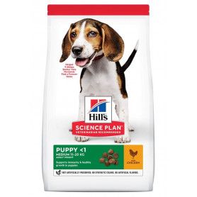 Croquettes Hill's Puppy Medium Poulet Healthy Development