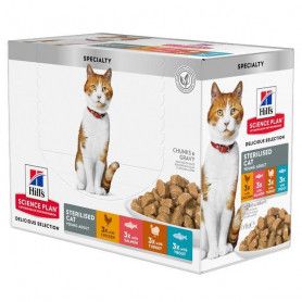 Feline Sterilised Cat Young Adult Pack Mixte sachet repas