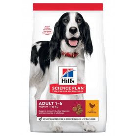 Croquettes Hill's Canine Adult Medium Poulet