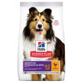 Croquettes chien Hill's Sensitive Stomach & Skin au Poulet