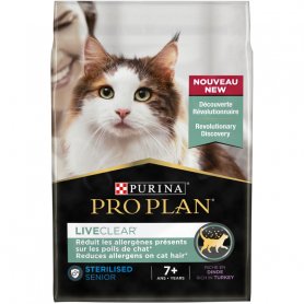 Cat Liveclear Sterilised 7+ Dinde