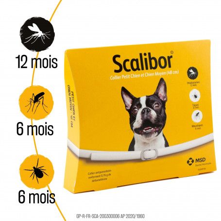 Scalibor collier Petit et Moyen Chien