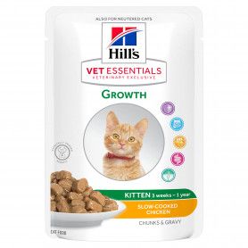 Vet Essentials Feline Kitten Growth Poulet Sachet repas