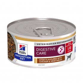 I/D Stress Digestive Mini Mijotés pour petit Chien Poulet & Légumes en boîtes