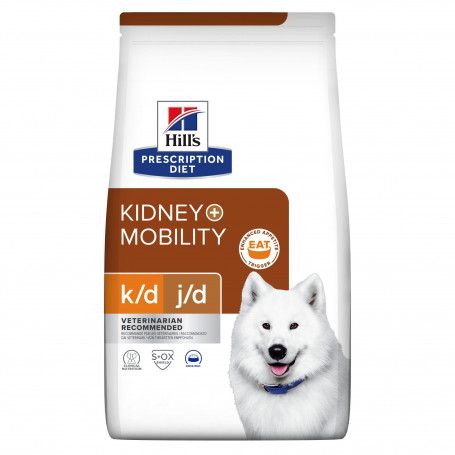 K/D J/D Kidney+Mobility Croquettes pour Chien