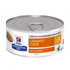 C/D Urinary Multicare Boîte émincé pour Chat Poulet