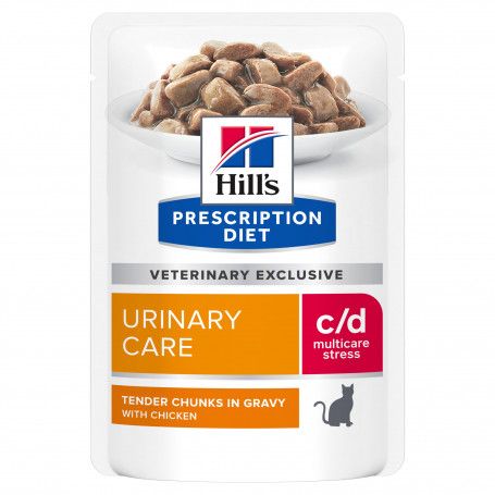 C/D Urinary Stress Multicare Sachet Repas pour Chat Poulet