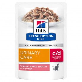 C/D Urinary Stress Multicare Sachet Repas pour Chat Saumon