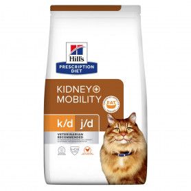 K/D J/D Kidney+Mobility Croquettes pour Chat au Poulet