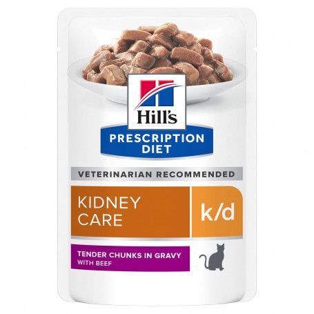 k/d Kidney Sachet Repas pour Chat Boeuf