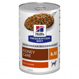 Boîtes Hill's Prescription Diet K/D Kidney pour chien insuffisance rénale