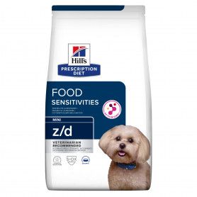 Croquettes Hill's z/d Food Sensitivities petit chien, Allergies