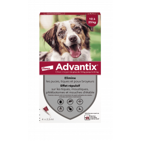 Advantix Chien Moyen de 10 à 25 kg