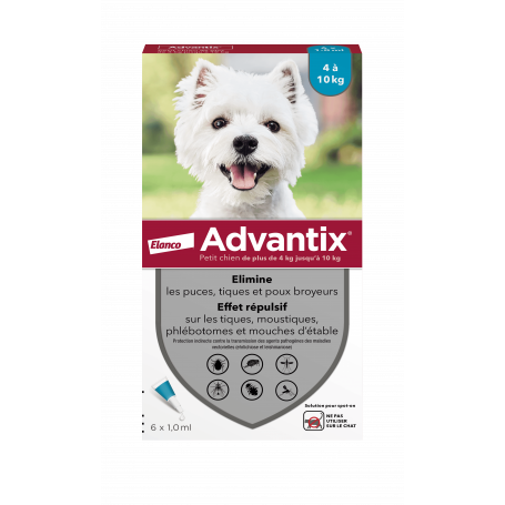 Advantix Petit Chien de 4 à 10 kg