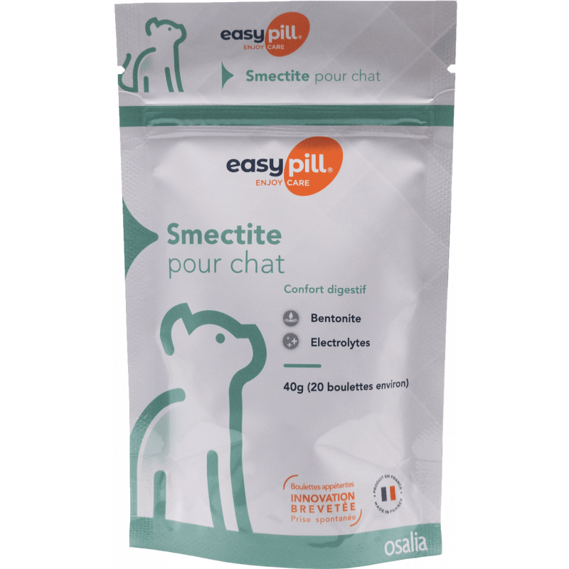 Complément nutritionnel Osalia Easypill Smectite chat