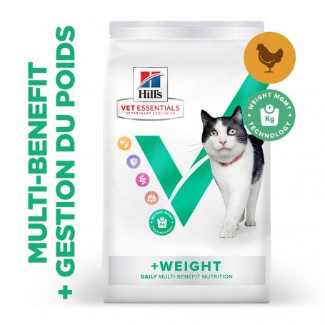 Vet Essentials Chat Multi-Benefit + Weight Mature 7+ Poulet