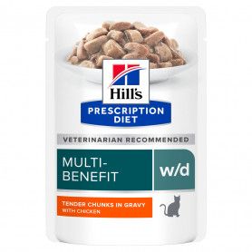 Sachet repas Prescription Diet W/D Multi-Benefit Poulet pour chat