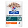 Sachet repas w/d Multi-Benefit Poulet pour chat