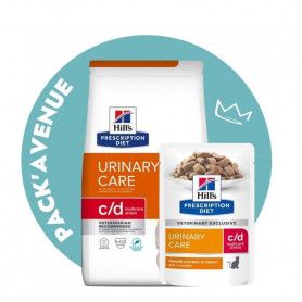 C/D Urinary Stress Multicare Croquettes pour Chat au Poulet