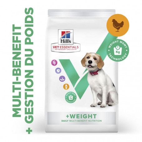 Vet Essentials Chien Multi-Benefit + Weight  Adult 1+ Medium Poulet