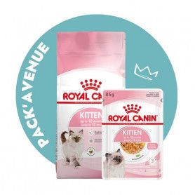 Pack'Avenue Royal Canin CAT KITTEN 10KG avec gelée en sachet repas