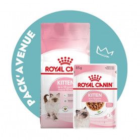 Pack'Avenue Royal Canin CAT KITTEN 10KG avec sauce en sachet repas