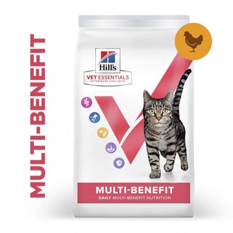 Vet Essentials Chat Multi-Benefit Adult + Poulet