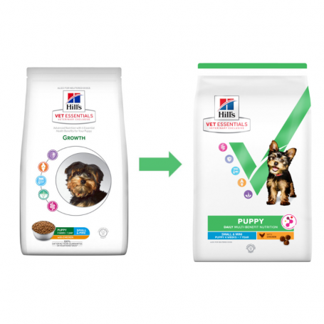 Vet Essentials Puppy Growth ActivBiome+ Small & Mini Poulet