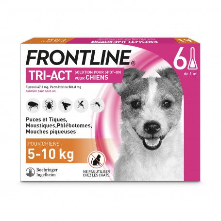 Frontline Tri-Act S Chien de 5 à 10 kg