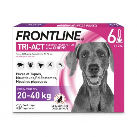 Frontline Tri-Act L Chien de 20 à 40 kg