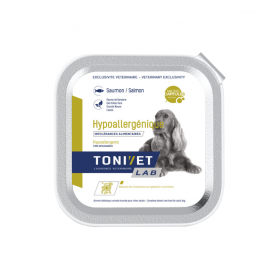 Tonivet Chien Hypoallergénique Saumon Boîte, 18 boîtes de 300g