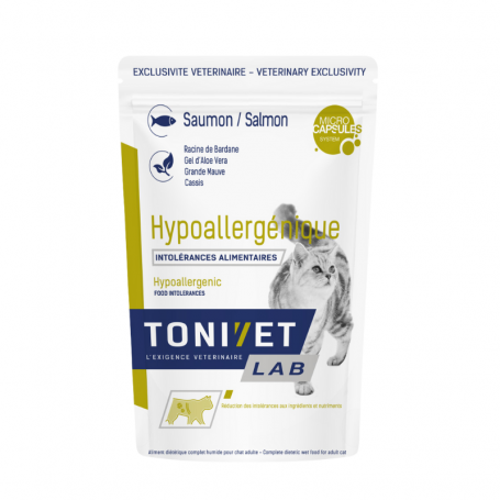 Tonivet Chat hypoallergénique Saumon Sachet repas