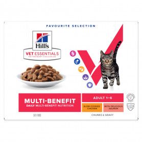 Vet Essentials Chat Multi-Benefit Adult Poulet Sa. Pack m.