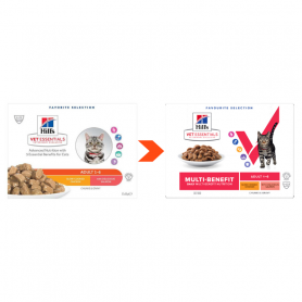 Vet essentials Feline Adult Pack mixte Sachet Repas