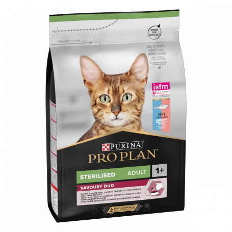 Cat Sterilised Adult Savoury Duo Cabillaud et Truite