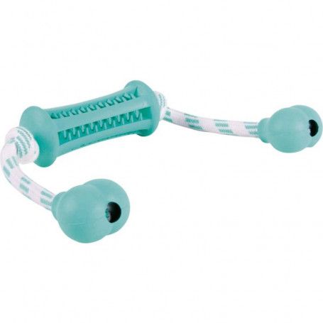 Jouet chien Trixie : Denta Fun Baton avec corde