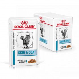 Sachets repas Royal Canin Cat Skin & Coat, problèmes de peau et pelage