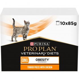 Sachets repas Pro Plan chat surpoids OM St/Ox Obesity, Poulet