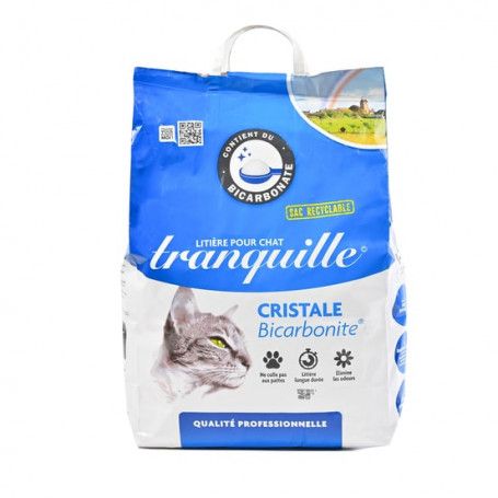 Litière absorbante Cristale Tranquille Bicarbonite