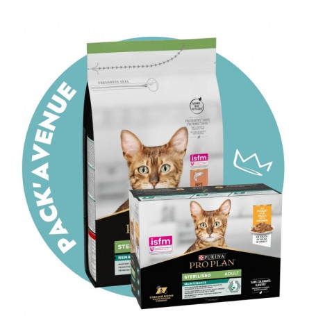 Pack'Avenue Purina Chat Stérilisé Multi Saveurs