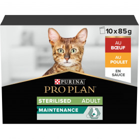 Cat Adult Sterilised Maintenance Bœuf &Poulet sachet repas