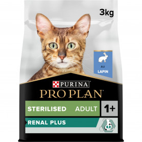 Croquettes Cat Sterilised Adult Renal Plus au lapin