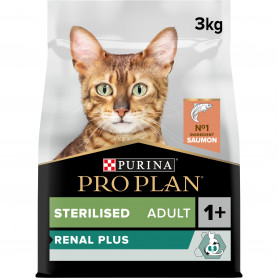 Croquettes Purina Pro Plan Cat Sterilised Adult Optirenal Saumon