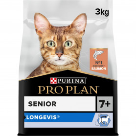 Croquettes PRO PLAN Cat Adult 7+ LONGEVIS® Saumon