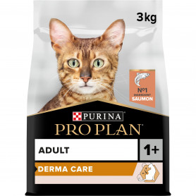 Croquettes Purina Pro Plan  Cat Adult Derma Care au saumon