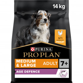 Croquette Purina Pro PLan chien sénior 7+ moyen/grand au Poulet