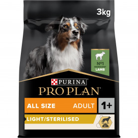 Croquette Pro Plan Chien Adulte Stérilisé Gestion du Poids Agneau